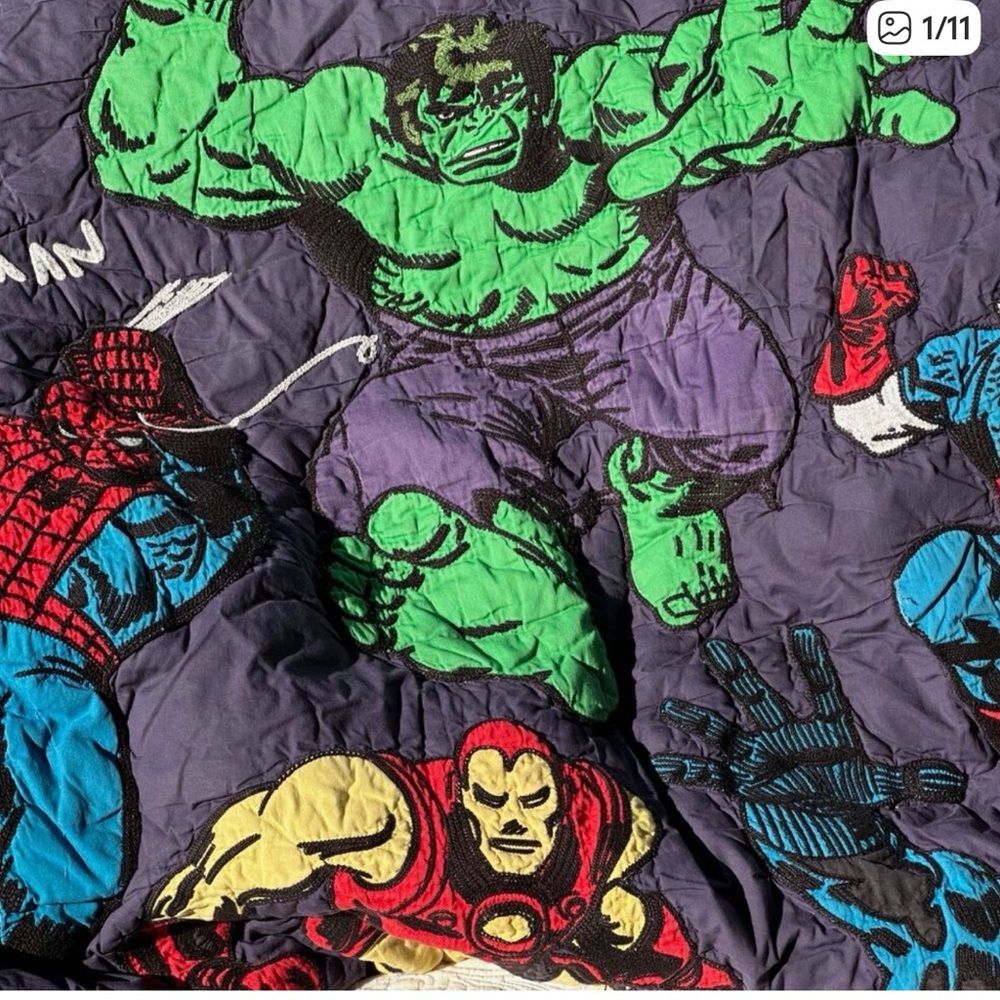 Superhero Themed Bedding Set FULL QUEEN